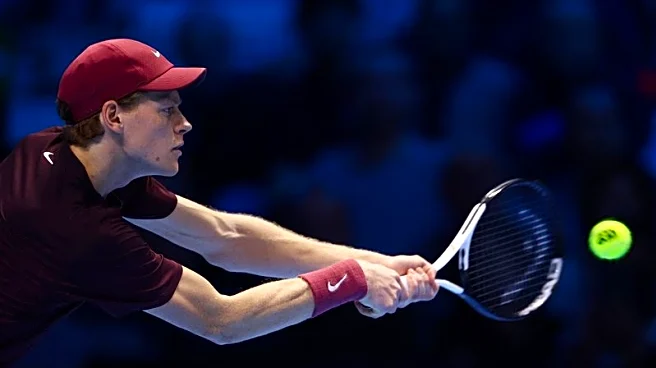 Tennis-Sinner storms past Auger-Aliassime to begin ATP Finals defence