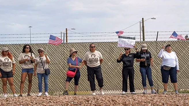 Migrants at largest US detention camp face foul water, rotten food, congresswoman says 