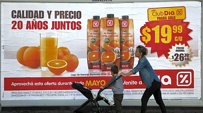 Argentina's annual inflation falls in October to lowest since mid-2018