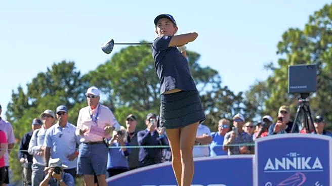 Golf-Trump's granddaughter makes LPGA debut, post day's highest score