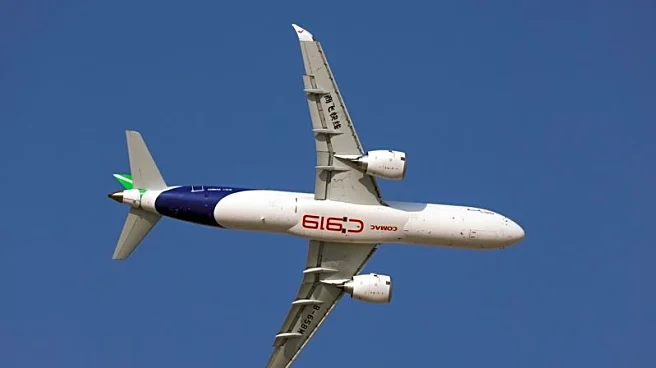 China's C919, rival to Boeing and Airbus, makes debut display outside Asia
