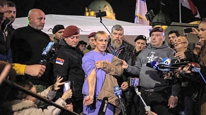 Serbian mother ends hunger strike, wants to live to join protests
