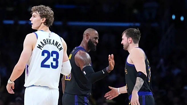 NBA roundup: LeBron James makes season debut in Lakers' win