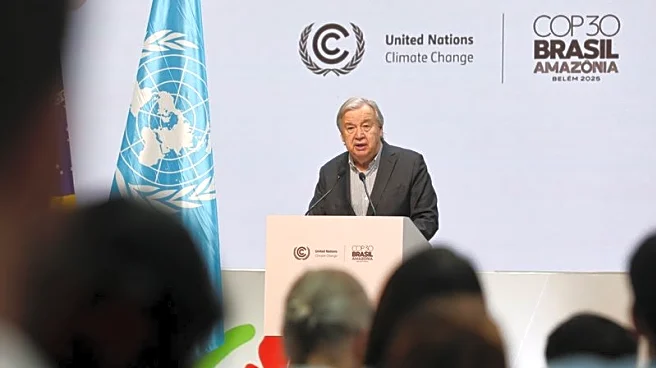 Fire disrupts COP30 climate talks as UN chief urges deal