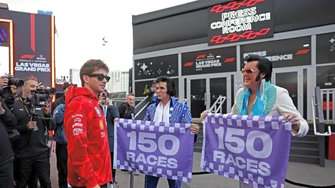 Motor racing-Leclerc fastest for Ferrari in first Las Vegas GP practice