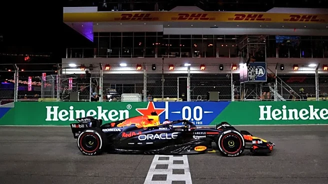 Motor racing-Verstappen wins in Vegas, Norris second and extends lead