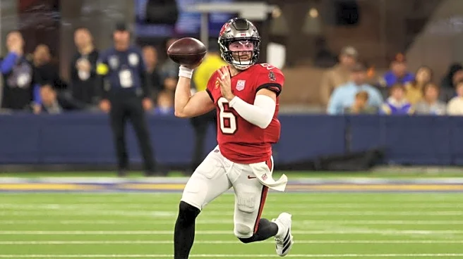 Bucs QB Baker Mayfield (left shoulder) doubtful to return vs. Rams