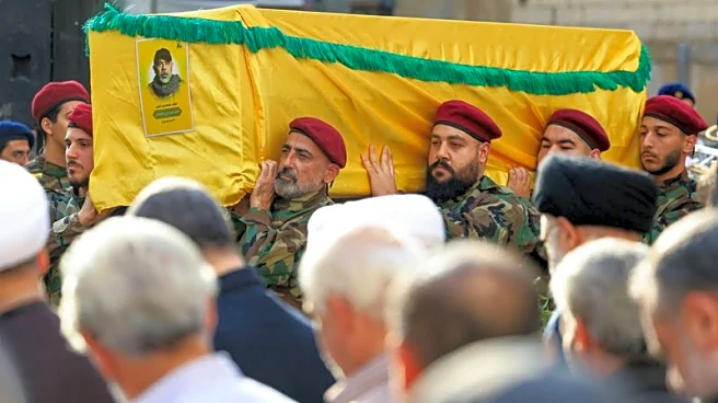 Crowds in Beirut suburbs mourn Hezbollah commander slain by Israel
