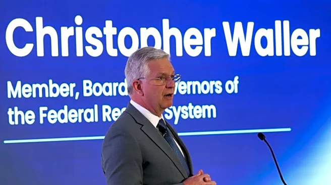 Fed's Waller says he met with Treasury Secretary 10 days ago about Fed chair position, Fox Business reports