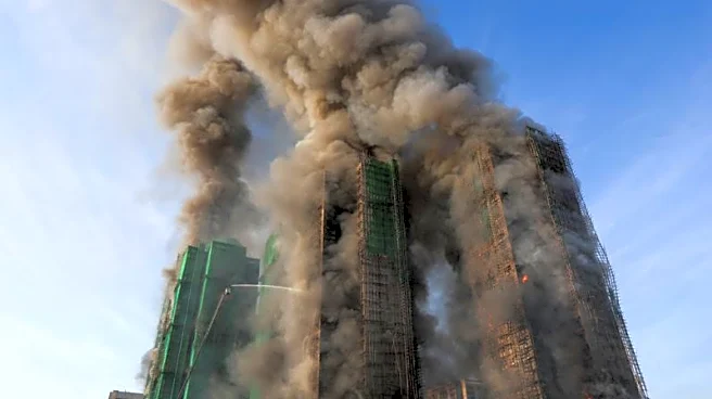 Four dead after fire engulfs residential high-rise buildings in Hong Kong