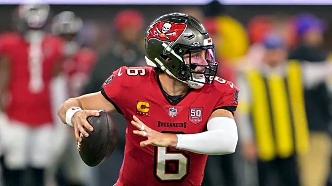 Bucs QB Baker Mayfield calls playing Sunday a 'double-edged sword'