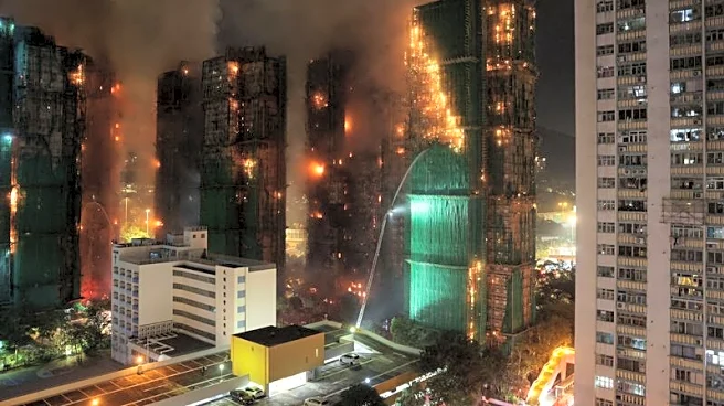 Hong Kong tower fire toll rises to 44, police arrest three