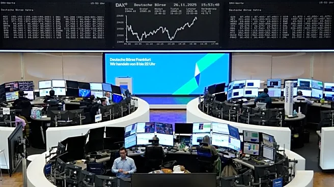 European shares set for monthly gains on boost from Fed rate cut bets, Ukraine talks