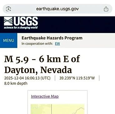USGS says Nevada quake report was false, blaming automatic system's error