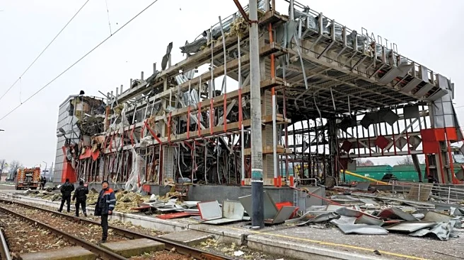 Russian drones, missiles hit Ukraine power and transport sectors, Kyiv says