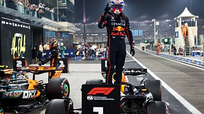 Motor racing-Verstappen on pole for F1 title-decider with Norris alongside
