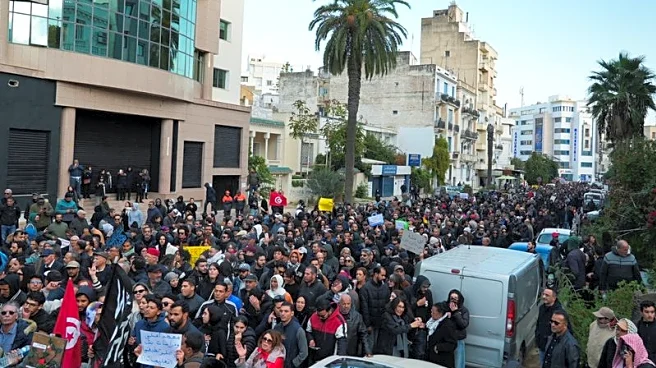 Tunisians step up protests against Saied's crackdown on opposition