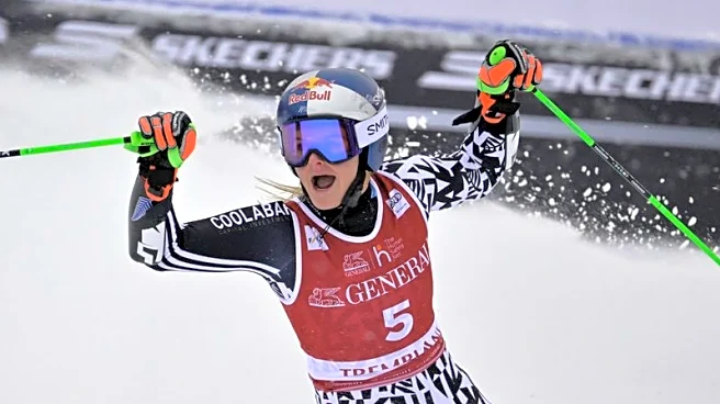 Alpine Skiing-Robinson secures back-to-back giant slalom wins in Tremblant