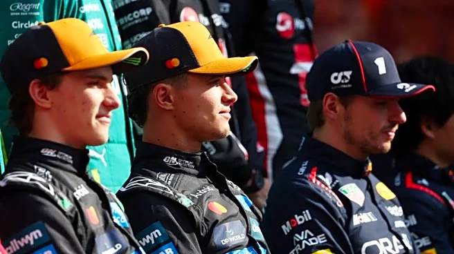 Motor racing-F1 title contenders shake hands before the gloves go on