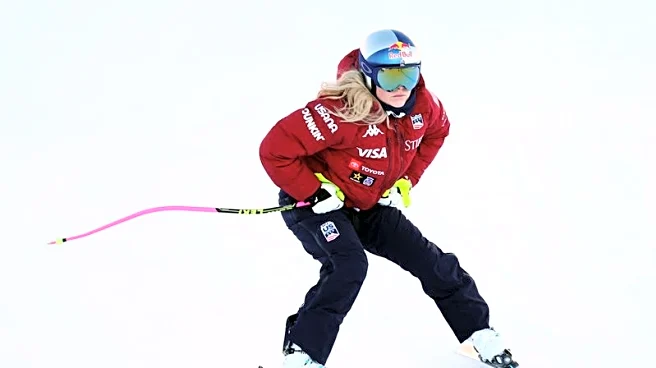 Alpine skiing-Vonn fastest in training for season's first downhill