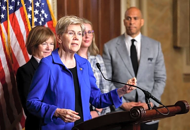 Democratic Senator Warren criticizes Trump's Fed picks as lacking independence