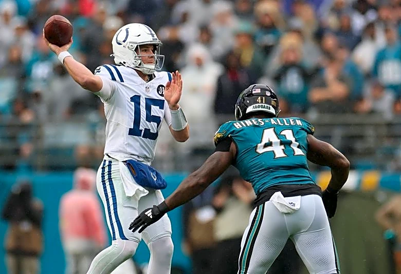 Colts QB Riley Leonard healthy, on edge with role in limbo