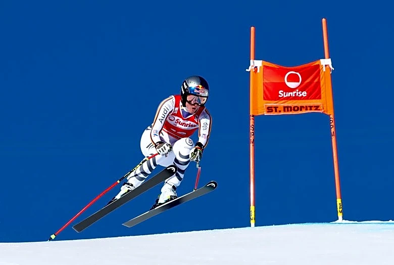 Alpine skiing-Germany's Aicher denies Vonn a St Moritz downhill double