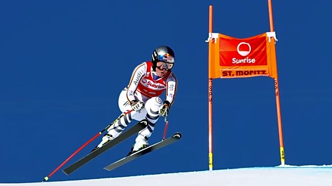Alpine skiing-Germany's Aicher denies Vonn a St Moritz downhill double
