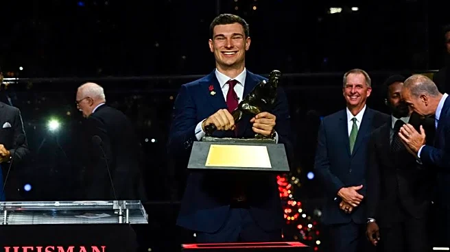 Indiana QB Fernando Mendoza wins program's first Heisman Trophy