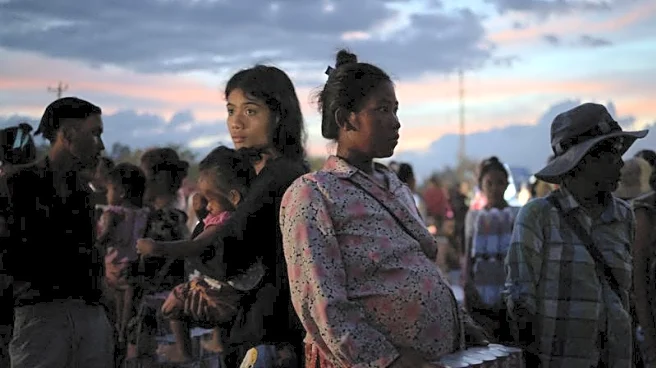 After fleeing fighting, Cambodian woman fears giving birth in border camp
