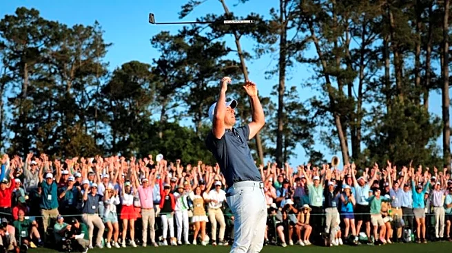 Golf-McIlroy joins elite club with Masters win, Scheffler dominates majors