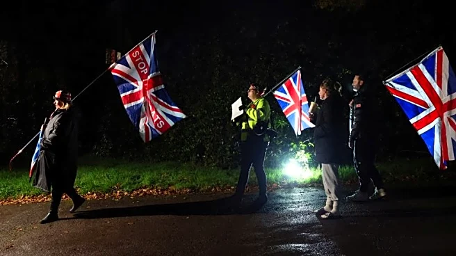 How combative videographers fire up Britain's asylum hotel protests