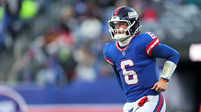 Giants QB Jaxson Dart: Being treated like a RB 'nothing new'