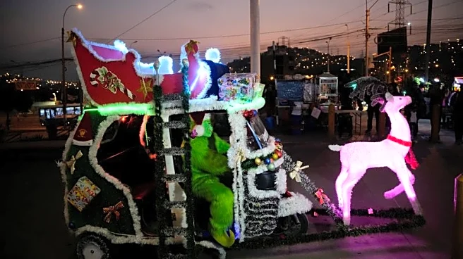 Defying crime, Peru's Grinch spreads Christmas cheer on 'MotoNoel' taxi