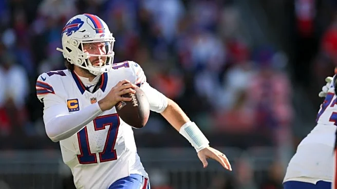 Bills star QB Josh Allen (foot) sits out walkthrough