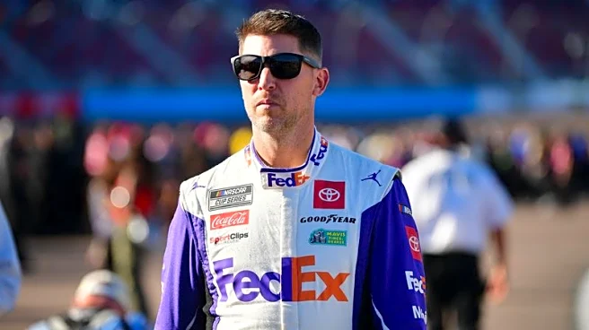Two hurt in blaze at NASCAR star Denny Hamlin's home