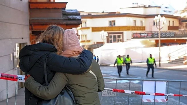 New Year party at Swiss ski resort turned into a disaster zone