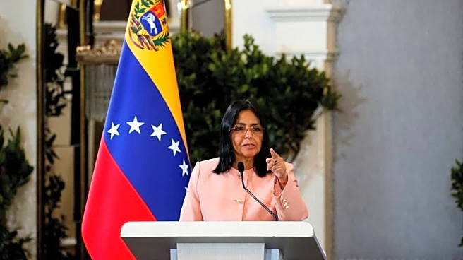 Who is Delcy Rodriguez, the vice president who could replace Venezuela's Maduro?