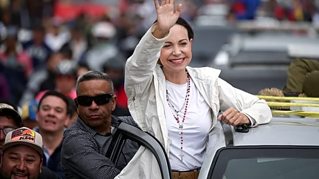 Trump says he will meet with Venezuela's Machado next week