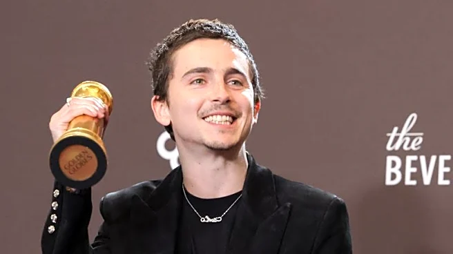 Chalamet beats DiCaprio at Hollywood's Golden Globes