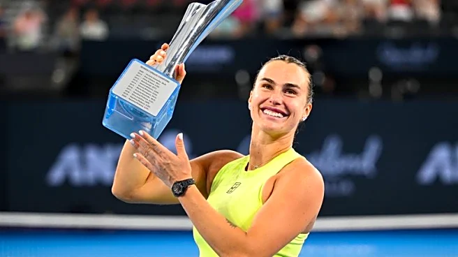 Tennis-Sabalenka goes back-to-back at Brisbane International