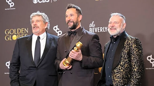'The Pitt' and 'The Studio' win top TV honors at Golden Globes
