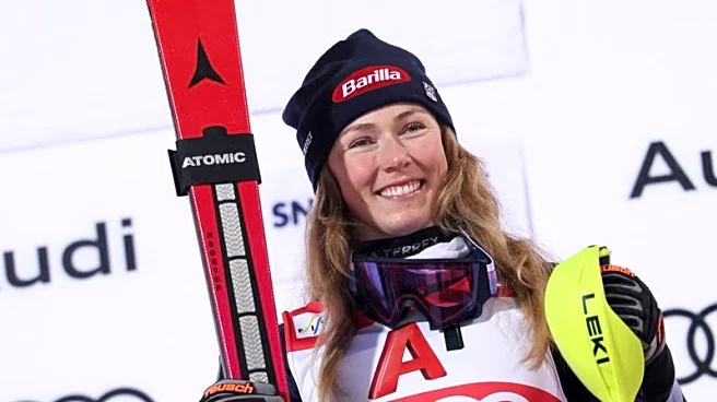 Alpine skiing-Shiffrin wins Flachau slalom in U.S. one-two with Moltzan