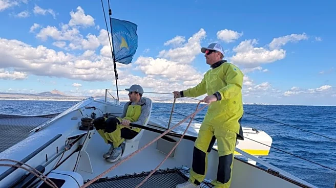 Sailing-Argo leads MOD70 trimarans in RORC Transatlantic Race to Antigua