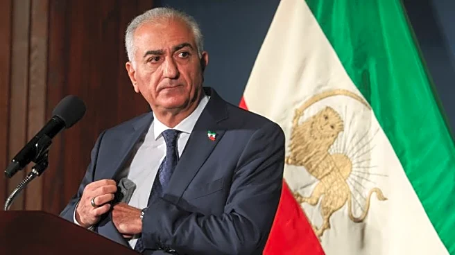 Son of Iran's last Shah appeals for more pressure to help protesters