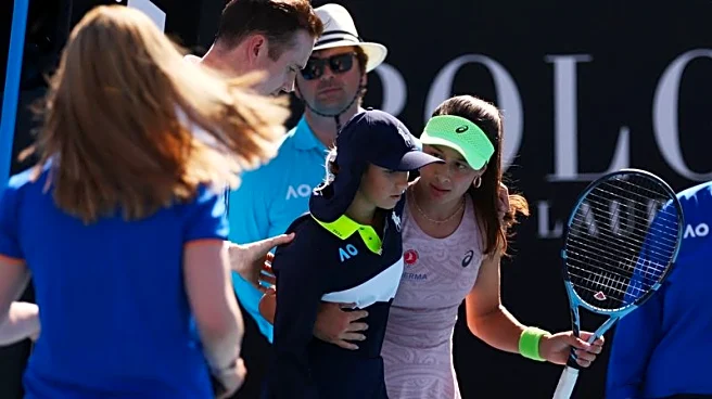 Tennis-Sonmez becomes fan favourite in Melbourne after coming to aid of ball girl