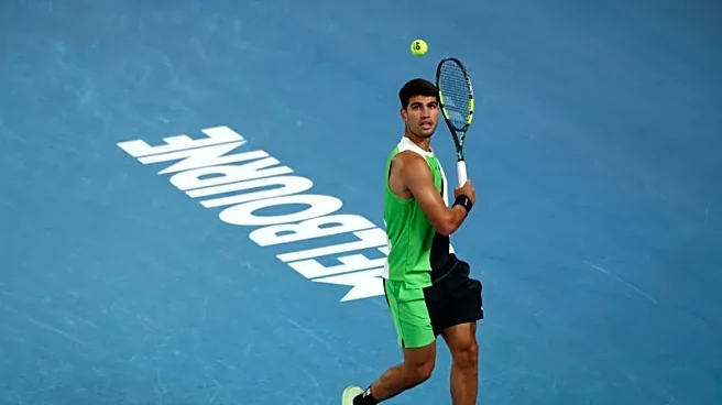 Tennis-Alcaraz swats aside Walton as career Grand Slam bid begins in Melbourne