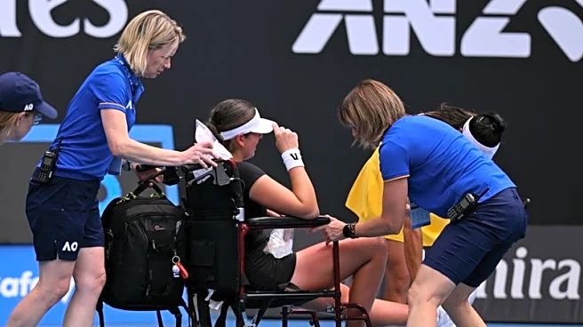 Tennis-Players hit by cramp as heat and heartbreak strike at Australian Open