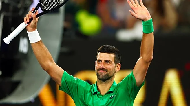 Tennis-Djokovic reaches 100th Australian Open match win in hunt for 25th Grand Slam