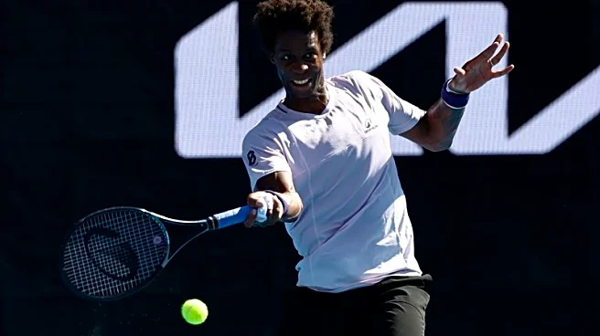 Tennis-Injury-hit Monfils bows out of final Australian Open with guns blazing
